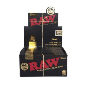 Raw® Black Classic King Size Slim | 50 stuks