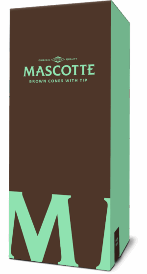 Mascotte Brown Cones With Tip (Bulk) 1000