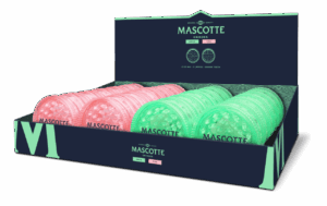 Mascotte Grinder Kunststof Pink/Green 60mm | 24 stuks