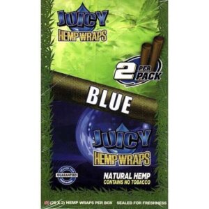 Juicy Jay's Juicy Jays Hemp Wraps Blue | 25x2 stuks