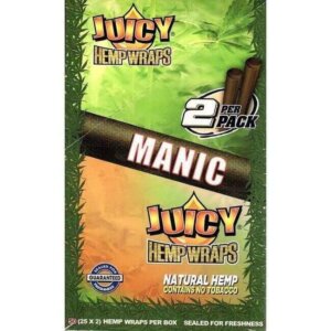 Juicy Jay's Juicy Jays Hemp Wraps Manic | 25x2 stuks