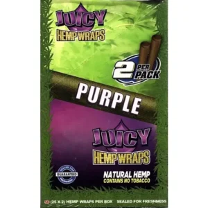 Juicy Jay's Juicy Jays Hemp Wraps Purple | 25x2 stuks