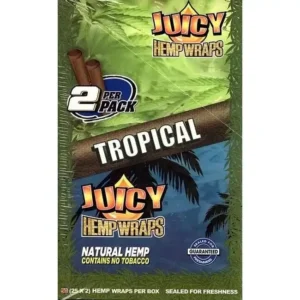 Juicy Jay's Juicy Jays Hemp Wraps Tropical | 25x2 stuks