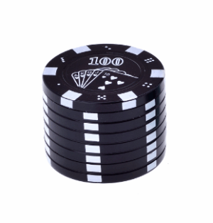 Champ Grinder Poker Chips Ø42mm | Zwart