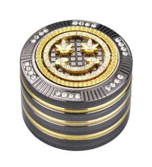 Grinder Bling-Bling Leaf Smiley Ø50mm