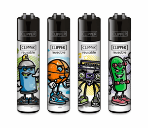 Clipper - Urban Characters | 4 stuks