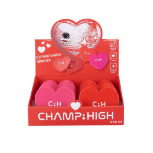 Champ Grinder Heart Plastic Ø42mm | 12 stuks
