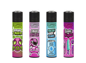 Clipper - Girly Slogan | 4 stuks