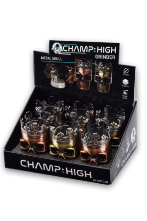 Champ Grinder Metal Skull Ø46mm | 6 stuks