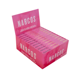 Narcos Pink Kingsize Slim + Tip | 24 stuks