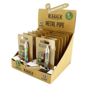 Ragga Metal Pipe Leaf Design + Screen | 12 stuks