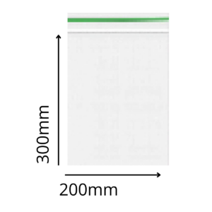 Gripzak 200x 300 (0,09mm groen 100)