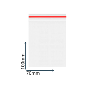 Gripzak 70x100 (0,06mm Rood 1000)